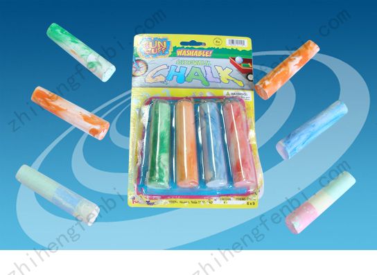【大理石粉笔】4支装4色 造型粉笔  儿童粉笔  涂鸦粉笔 儿童绘画粉笔