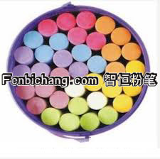 【桶装彩色粗粉笔】 环保粉笔 家用彩色粉笔 智恒粉笔