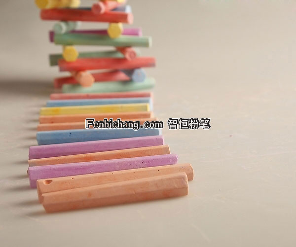 【六角型粉笔】 彩色粉笔 国内最大粉笔供应商 无害粉笔